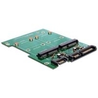 DeLOCK Converter SATA 22 pin > mSATA - Speicher-Controller (mSATA) - SATA 6Gb/s - SATA 6Gb/s (62480)