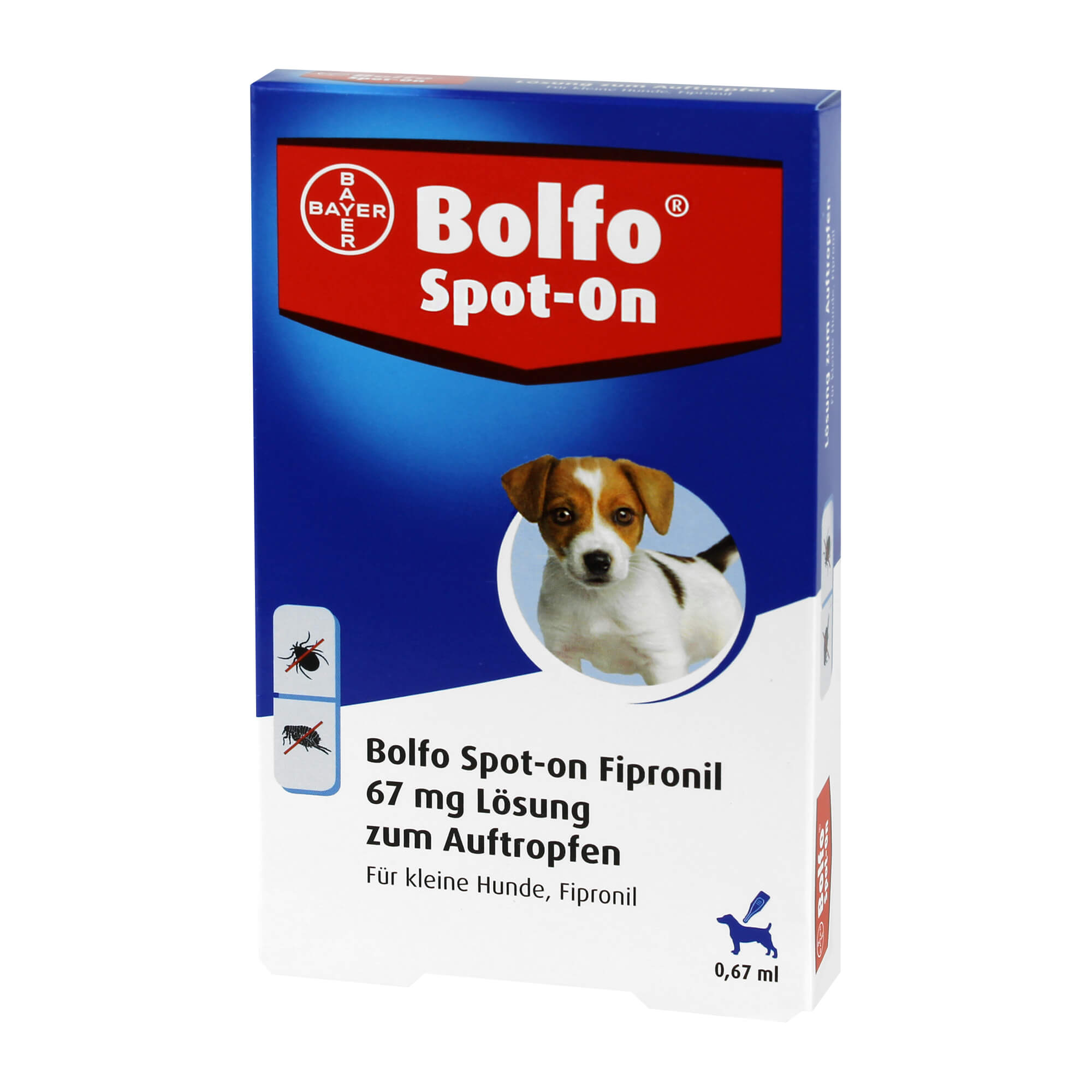 Bolfo Spot-On Fipronil 67 mg für kleine Hunde