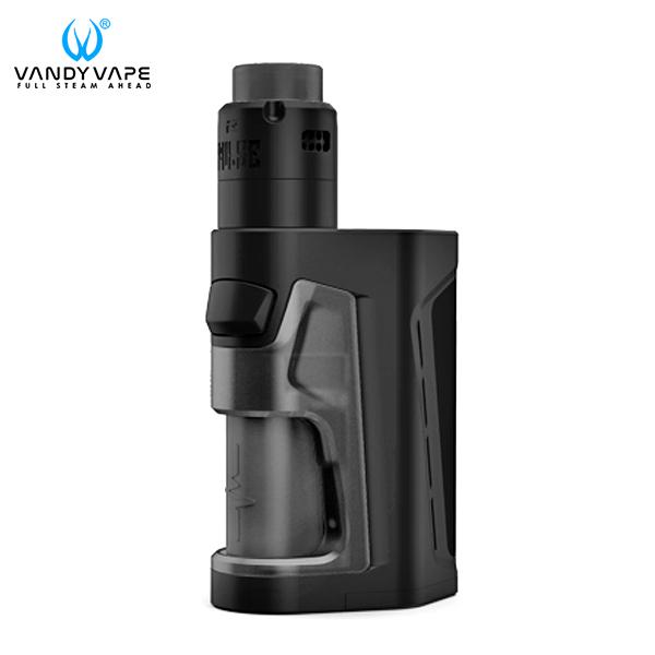 Authentic VandyVape Pulse Dual 220W 7ML Squonk TC Kit with 2ML Pulse V2 RDA - Black&Black