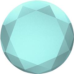 PopSockets Glacier Metallic Diamond Auto - Innenraum - Outdoor Passive Halterung Aqua colour - Weiß (96559)