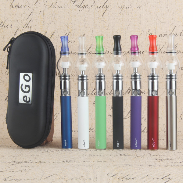eGo Wax Pen Kit eGo-t battery vape pens 650 900 1100mah waxing vaporizer globle glass atomizer e-cigarette kits electronics cigarettes