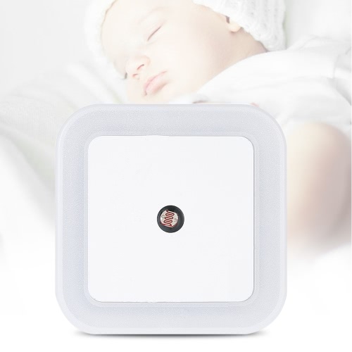 4pcs Carré Lumière Capteur Baby Room Nursery Blanc LED Night Light Wall Nightlight AC110V-220V