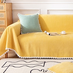 jeter couverture doux confortable chenille jeter couverture avec frange gland pour canapé canapé chaise lit salon cadeau Lightinthebox