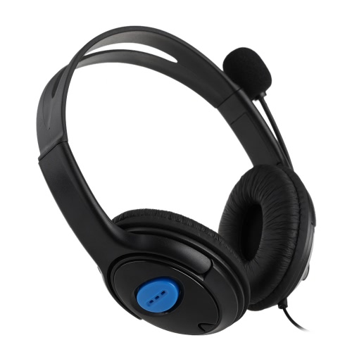 Por cable juegos auriculares bilaterales con micrófono para PC de PlayStation 4 PS4