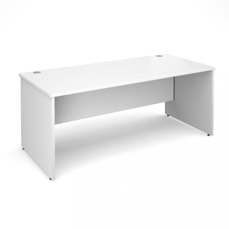 Maestro 25 Panel End Desk 1800mm White