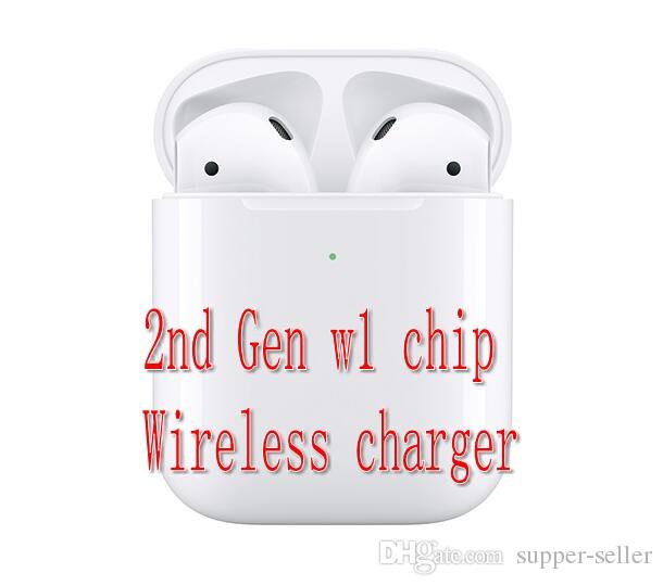 2019 w1 Chip APS 2 Generation 2 Wireless Charger Wireless Bluetooth earphone headphone earbuds Headset with pop up window