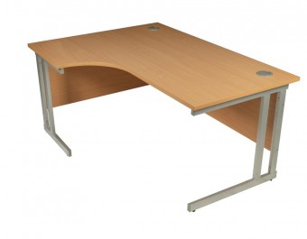 Deluxe Ergonomic Office Desk with Cantilever Legs 1800mm