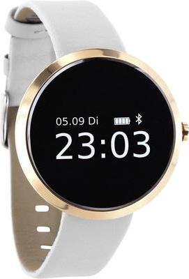 xlyne SIONA XW FIT - Gold - intelligente Uhr mit Band - pure polar white - einfarbig - Bluetooth - 38 g (54008)