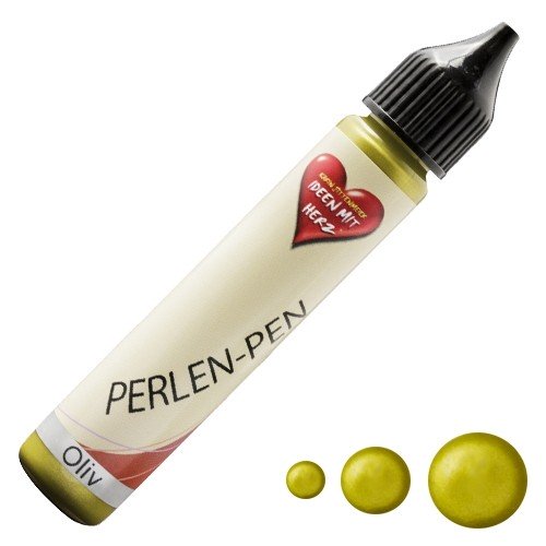 Perlen-Pen, 25ml, oliv