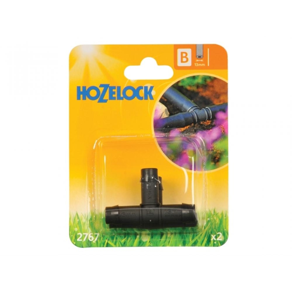 Hozelock T Piece 13mm 2 pack