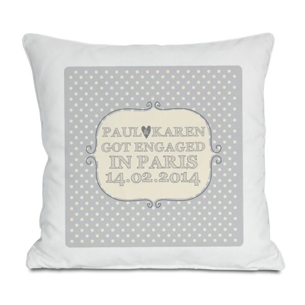 Personalised Engagement Cushion