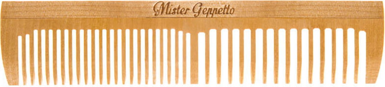 Mister Geppetto Holzkamm - 43x197 mm (Ohne Griff)