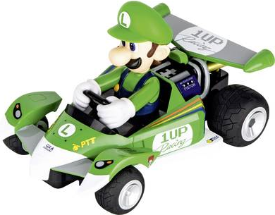 Carrera RC 370200991 Mario Kart Circiut Special, Luigi 1:18 RC Einsteiger Modellauto Elektro Straßenmodell Inkl. Akku u (370200991)