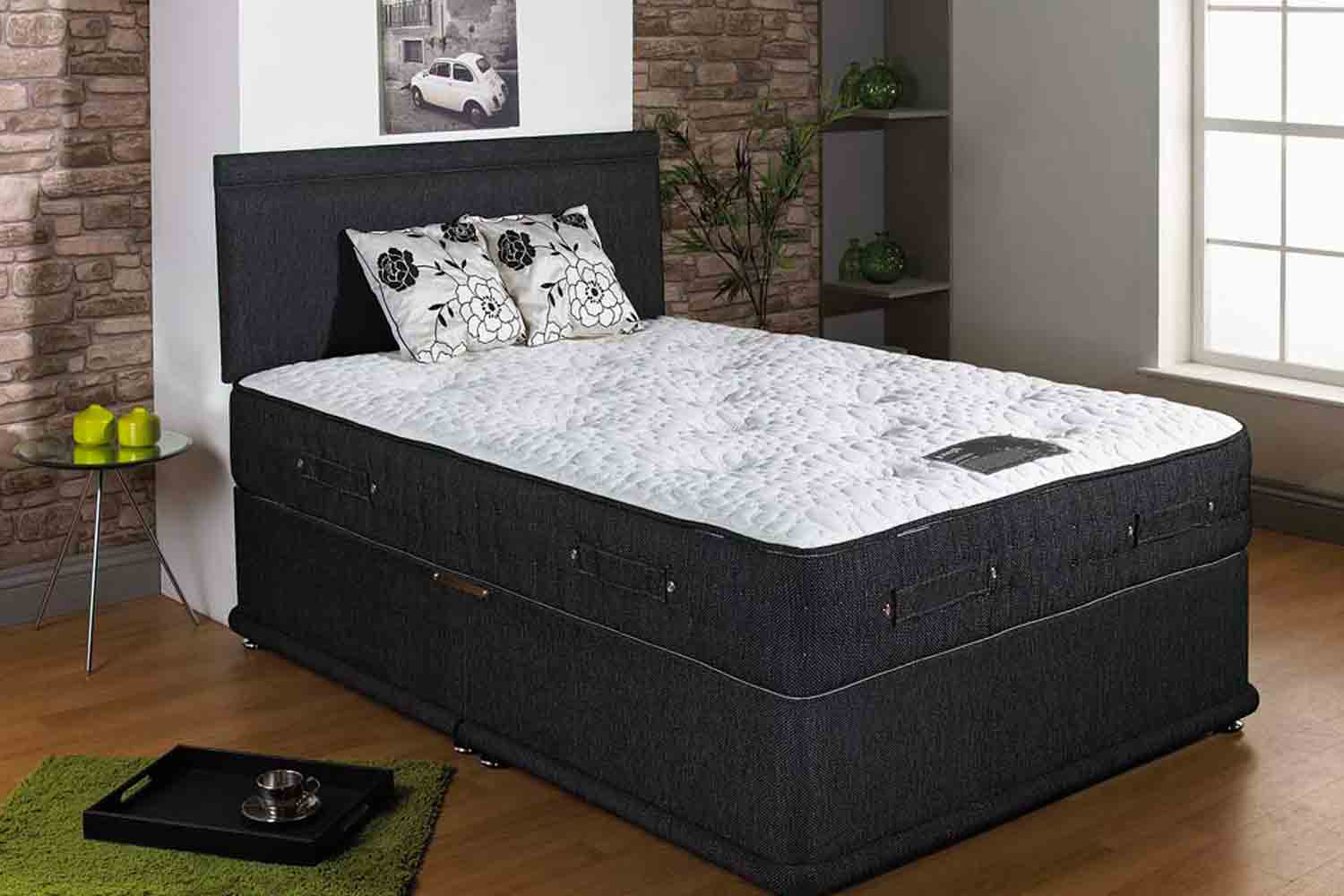 Joseph Bubbles 1500 Pocket Sprung Divan Bed-Super King Size-2 Drawers Either Side