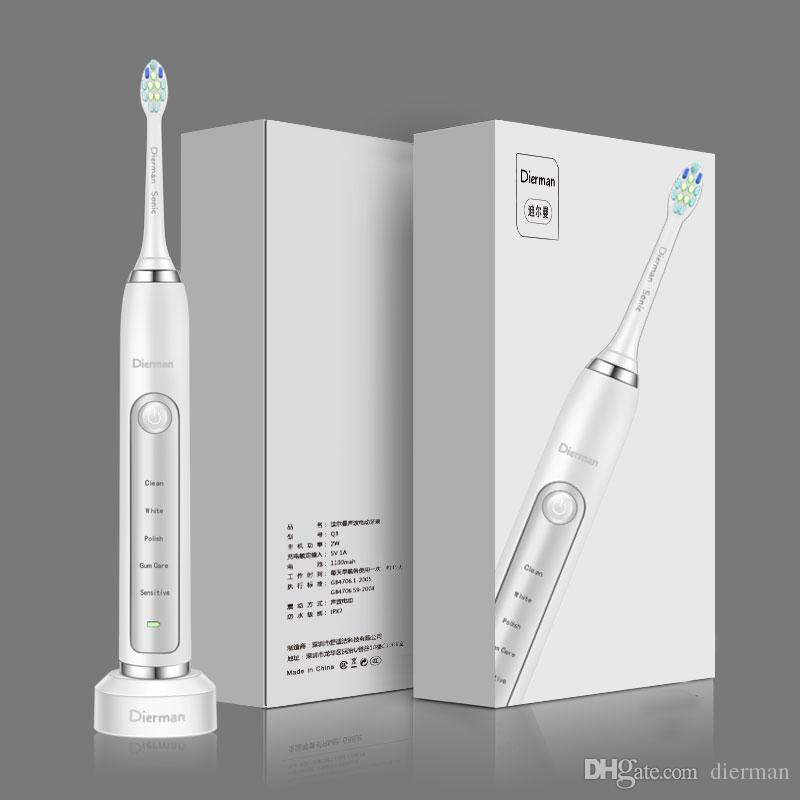 sonic rechargeable grade IPX7 electrical toothbrush for adult