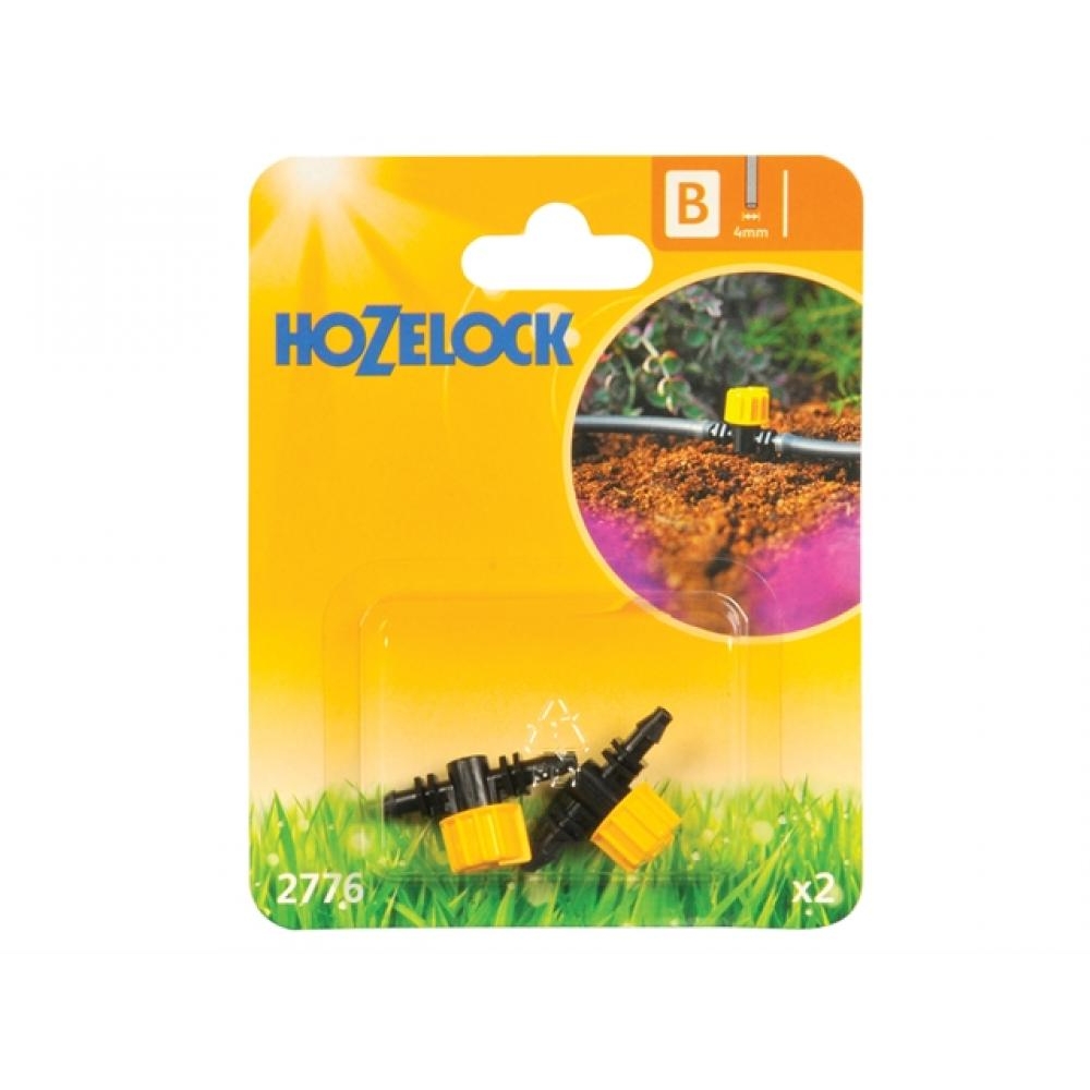 Hozelock Flow Control Valve 4mm 2 Pack