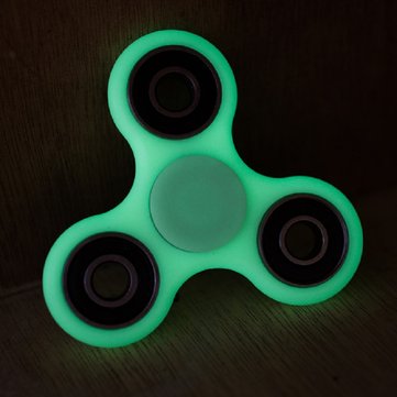 Luminous Green Hand Spinner Fingertip Fluorescence Gyroscope Children Adult Fidget Funny Focus Toy