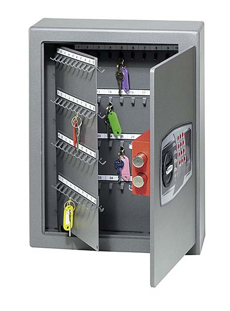 Burton CE120 Heavy Duty Key Safe- Electronic Locking- 120 Key Hooks