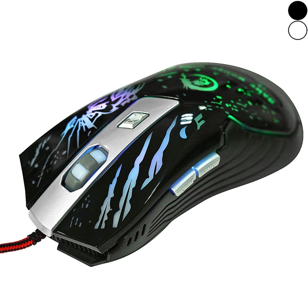 3200DPI Adjustable 6 Tasten Optical USB 2.0 verdrahtete LED Gaming Gamer-Maus f¨¹r PC Laptop