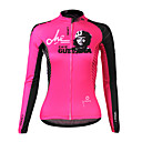 Polyester Jersey Spakct S13C16W High Tech de la Mujer 100% de manga larga Suncare Ciclismo (rosa)