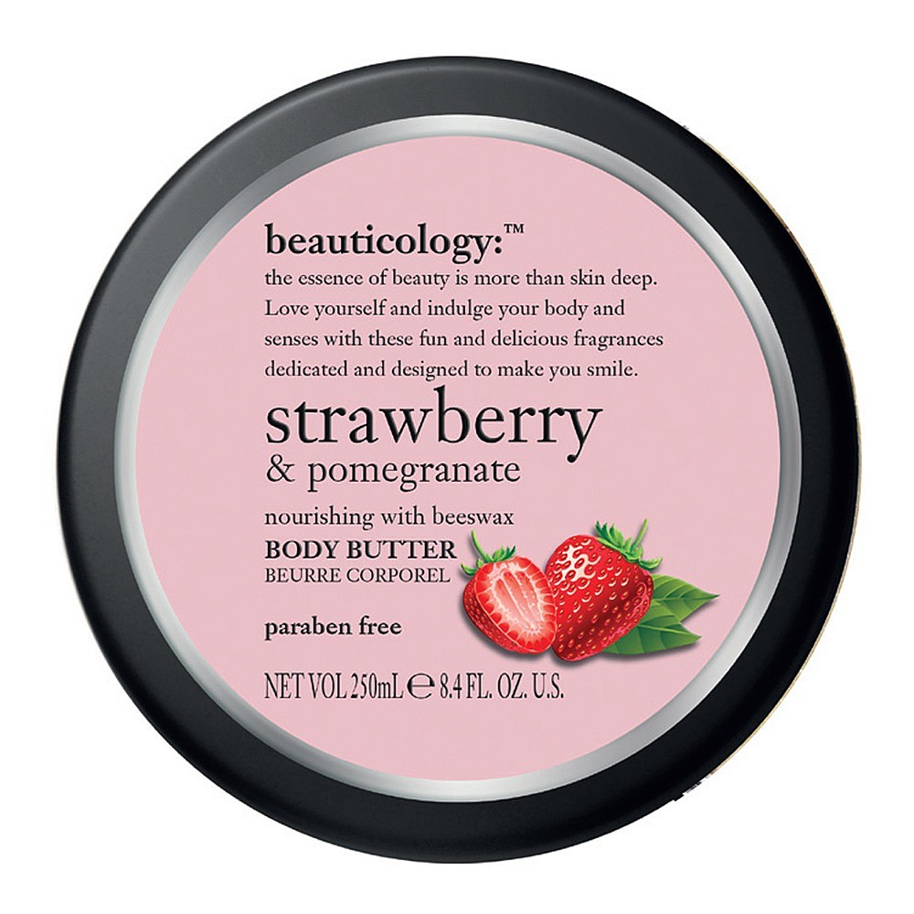 baylis & harding beauticology strawberry and pomegranate body butter 250ml