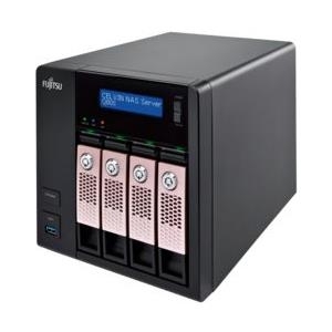 Fujitsu CELVIN NAS Server Q805 - NAS-Server - 16TB - SATA 6Gb/s - HDD 4TB x 4 - RAID 0, 1, 5, 6, 10, JBOD, 5 Hot Spare - Gigabit Ethernet - iSCSI (S26341-F105-L814)