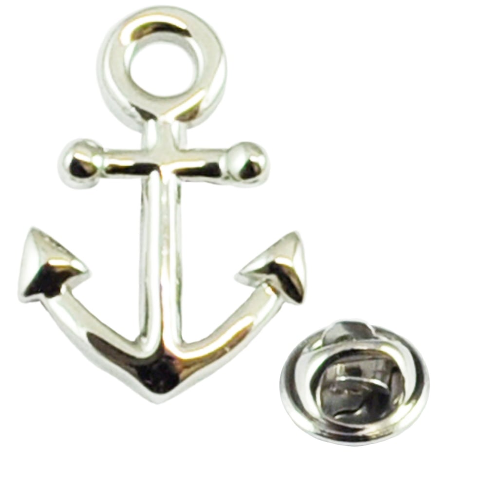 Ship Anchor Lapel Pin Badge