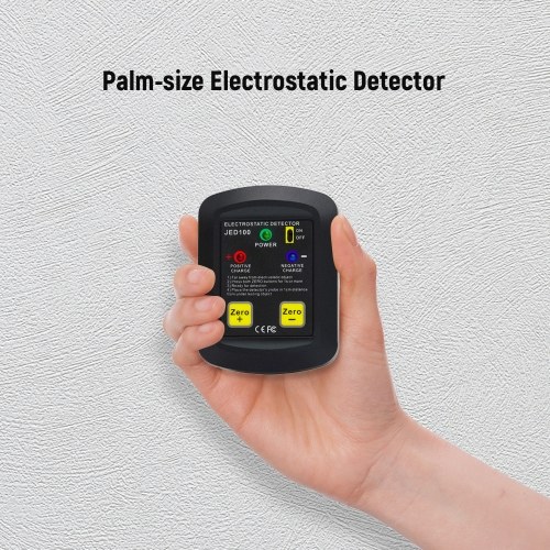 Détecteur électrostatique de taille de paume Testeur électrostatique portable Analyseur électrostatique 100V ~ 20KV ESD Jauge de compteur de test