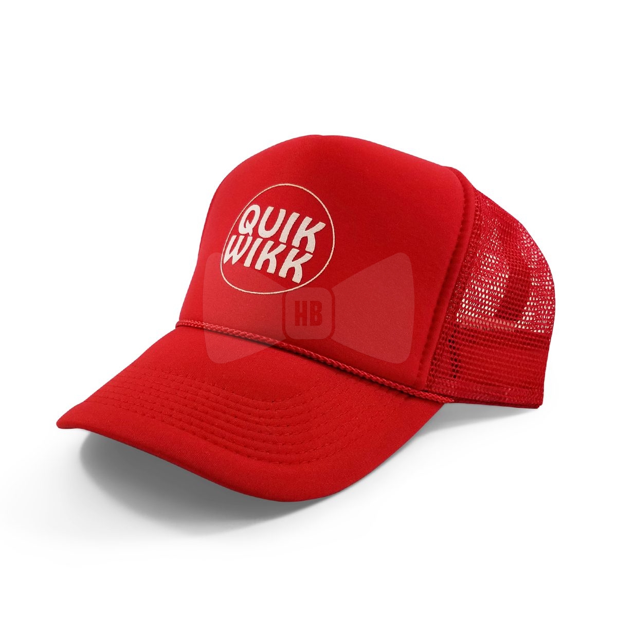 Quik Wikk Truckers Hat Red