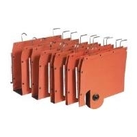 l'oblique Hängemappe TUB, Bodenbreite: 80 mm, orange Hängemappen für Schubladen, aus Kraftkarton - 240 g/qm (100330431)