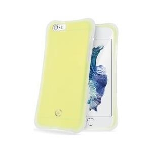 CELLY ICECUBE700YL - Hintere Abdeckung für Mobiltelefon - Polycarbonat, flüssiges Silikon - Gelb - für Apple iPhone 6s