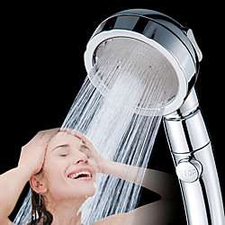 3 Modes Bath Shower Adjustable Jetting Shower Head High Pressure Saving Water Bathroom Anion Filter Shower Spa Nozzle