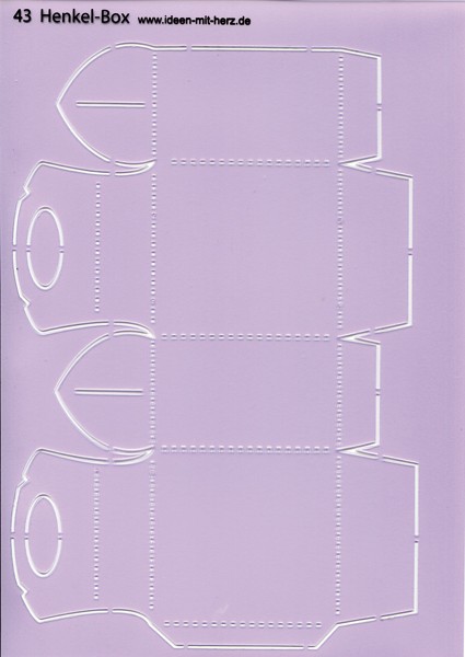 Design-Schablone Nr. 43 "Henkel-Box", DIN A4
