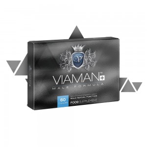 Viaman Plus - Natural Male Virility Enhancement Supplement - 800mg Strength & 60 Capsules
