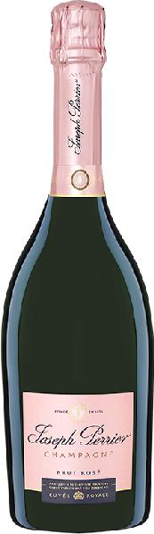 Joseph Perrier Champagne Rose Brut Cuvee aus 75 Proz. Pinot Noir, 25 Proz. Chardonnay
