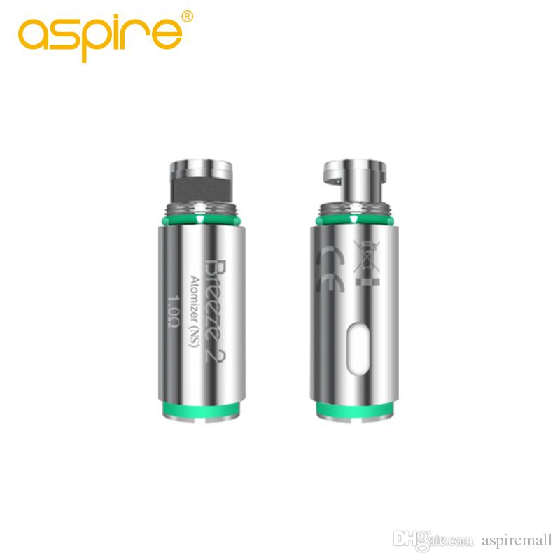 100% Authentic Aspire Breeze 2 Atomizer U-tech Coil Head 1.0ohm designed for SaltNic type ejuice for aspire breeze 2 vape kit