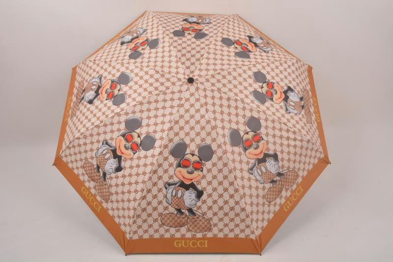 Camellia Luxury Brand Umbrellas Bear Printed Umbrella Portable Windproof Folding Umbrella Short Handle Unbrella for Sun