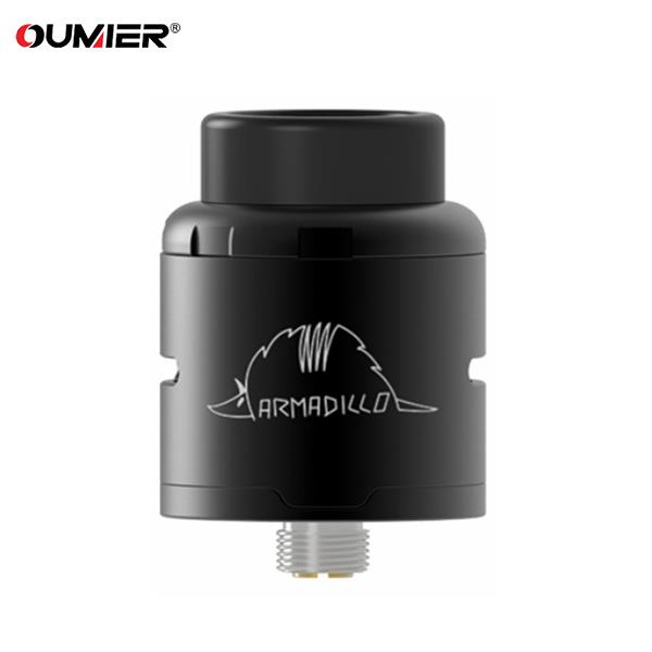 Authentic Oumier Armadillo RDA 24mm Rebuildable Dripping Atomizer - Matt Black