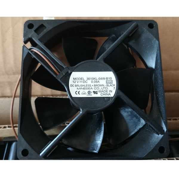 nmb 9025 90mm 3610kl-04w-b10 12v dc 0.08a 2wire axial silent case cooling fan
