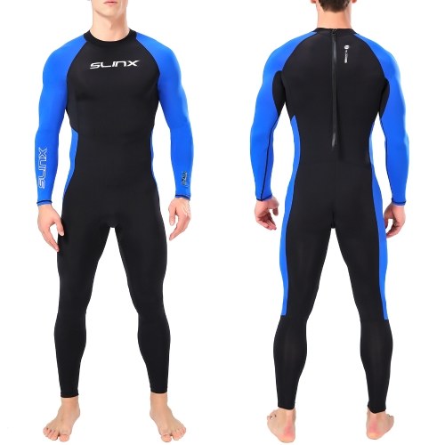 Combinaison de plongée à séchage rapide Protection UV une pièce à manches longues combinaison de plongée maillot de bain à glissière arrière pour les sports nautiques