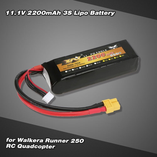 11.1V 2200mAh 3S Lipo Battery for Walkera Runner 250 RC Quadcopter