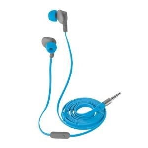 Trust Urban Aurus - Ohrhörer mit Mikrofon - im Ohr - kabelgebunden - 3,5 mm Stecker - Blau
