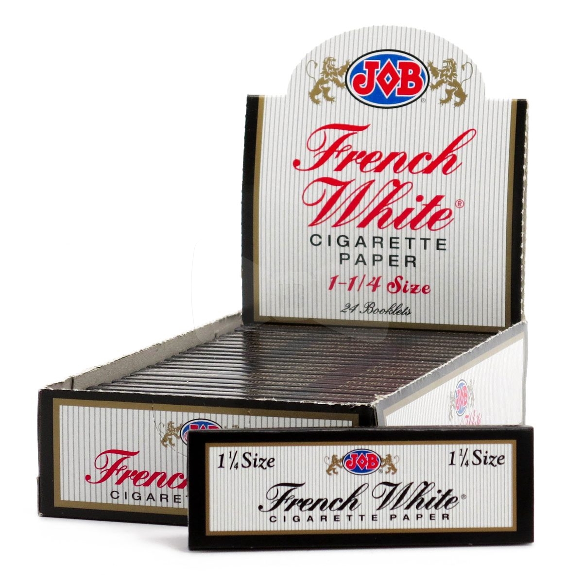 JOB 1 1/4 French White Rolling Papers Box