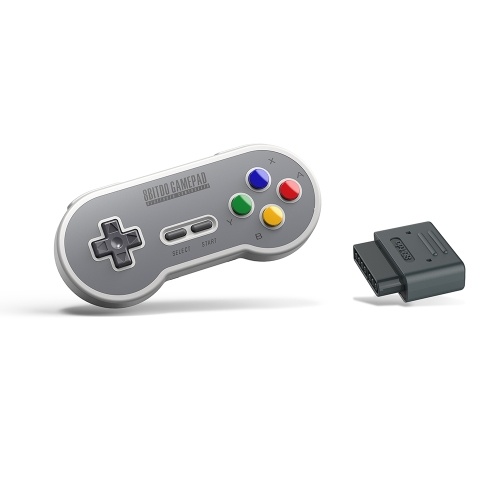 8Bitdo SN30 Retro Set BT Controller Gamepad with BT Receiver Adapter for Nintendo SNES SFC