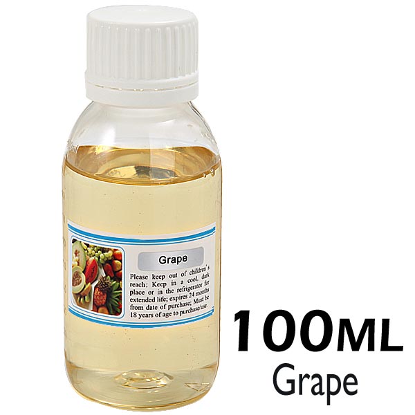 100ml Grape Flavor E-liquid E-juice for Electronic Cigarette E-cigarette 0mg Nic