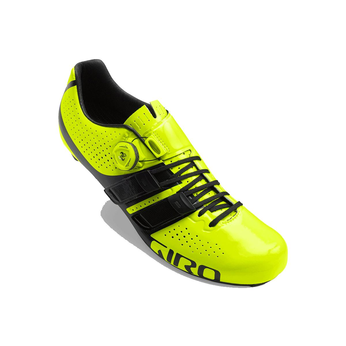 GIRO Factor Techlace Road Cycling Shoes 2018 Highlight Yellow/Black 46