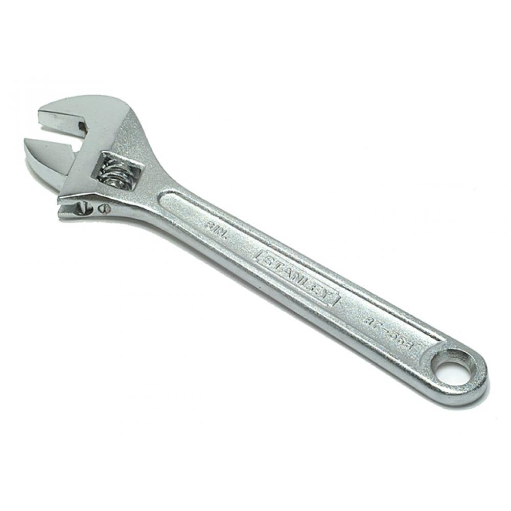 Stanley Chrome Adjustable Wrench 6in150mm 0-87-366