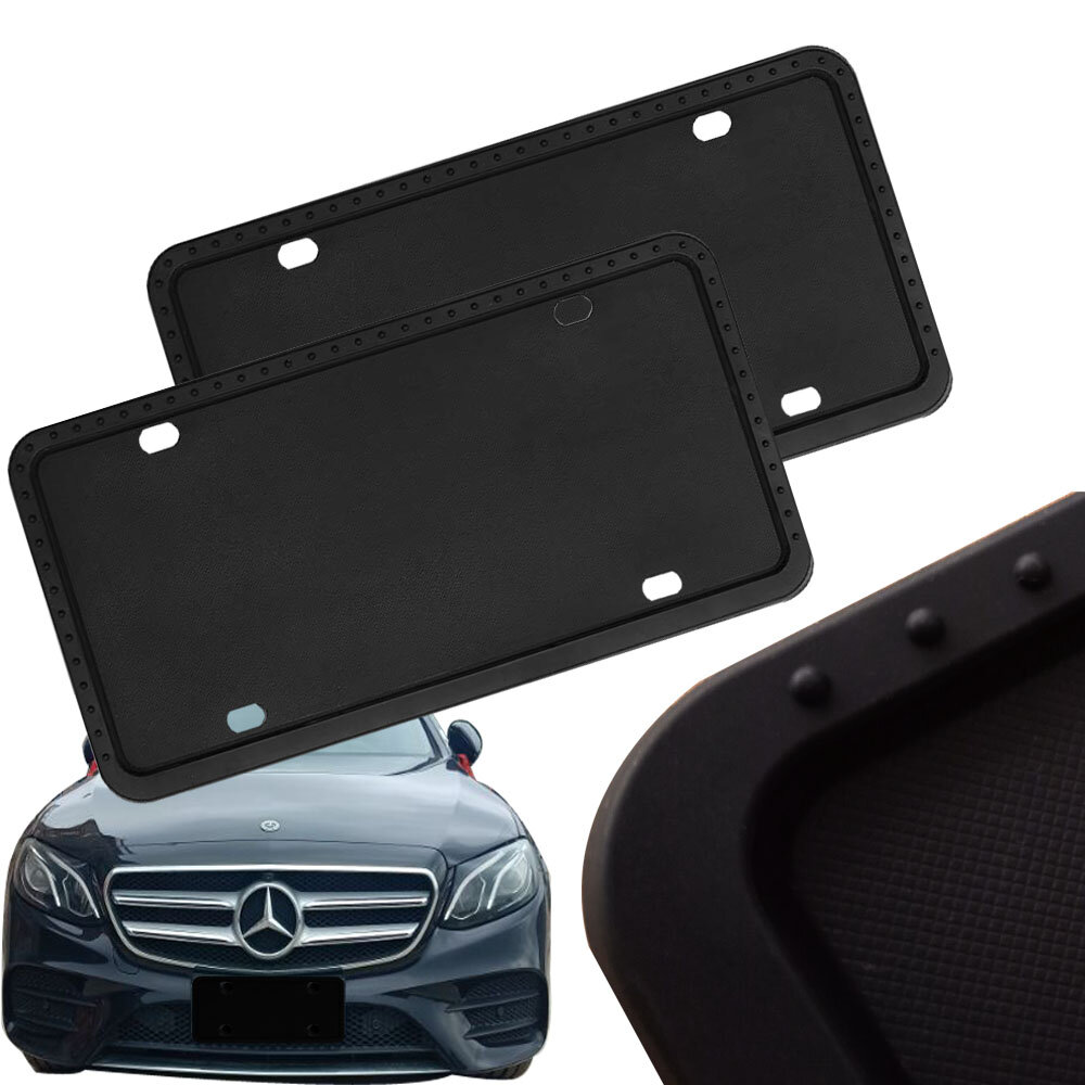 310 * 160mm 2pcs U.S. Canadian Silicone Car License Plate Frame