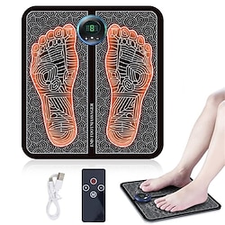 Electric EMS Foot Massager Pad Foot Massage Mat Feet Muscle Stimulator Improve Blood Circulation Relieve Ache Pain Health Care Lightinthebox