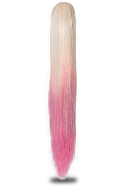 Dip Dye Claw Clip Straight Ponytail 613TTPink